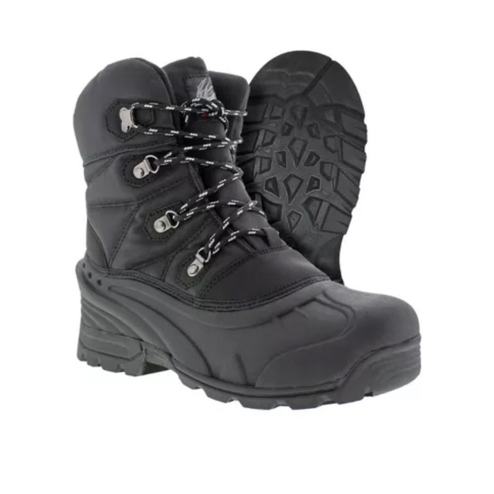 Itasca Mogul II Snow Boots Mens Size 9 Black New Thinsulate Insulated Winter